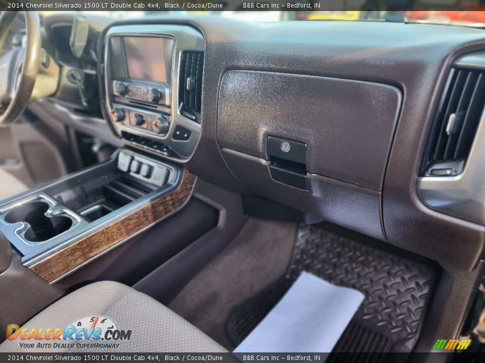2014 Chevrolet Silverado 1500 LT Double Cab 4x4 Black / Cocoa/Dune Photo #28