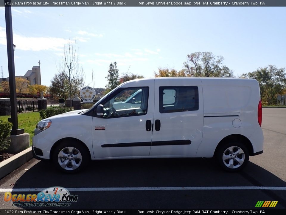 2022 Ram ProMaster City Tradesman Cargo Van Bright White / Black Photo #8