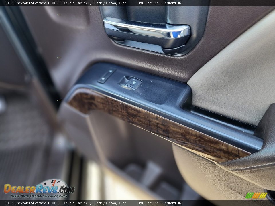 2014 Chevrolet Silverado 1500 LT Double Cab 4x4 Black / Cocoa/Dune Photo #29