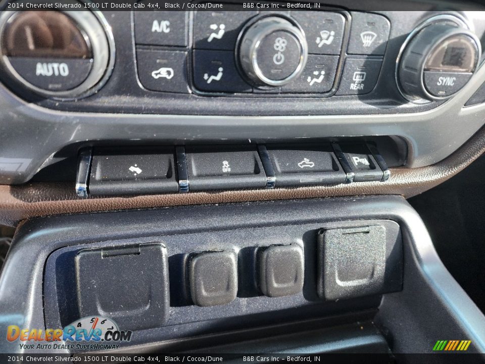 2014 Chevrolet Silverado 1500 LT Double Cab 4x4 Black / Cocoa/Dune Photo #31