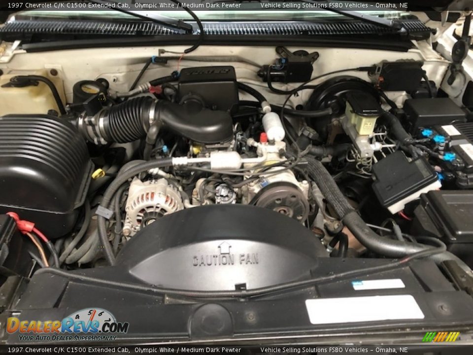 1997 Chevrolet C/K C1500 Extended Cab 5.7 Liter OHV 16-Valve V8 Engine Photo #4