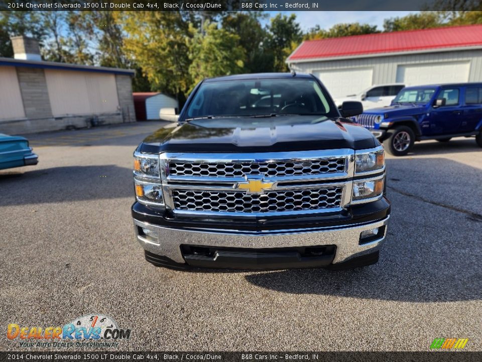 2014 Chevrolet Silverado 1500 LT Double Cab 4x4 Black / Cocoa/Dune Photo #35