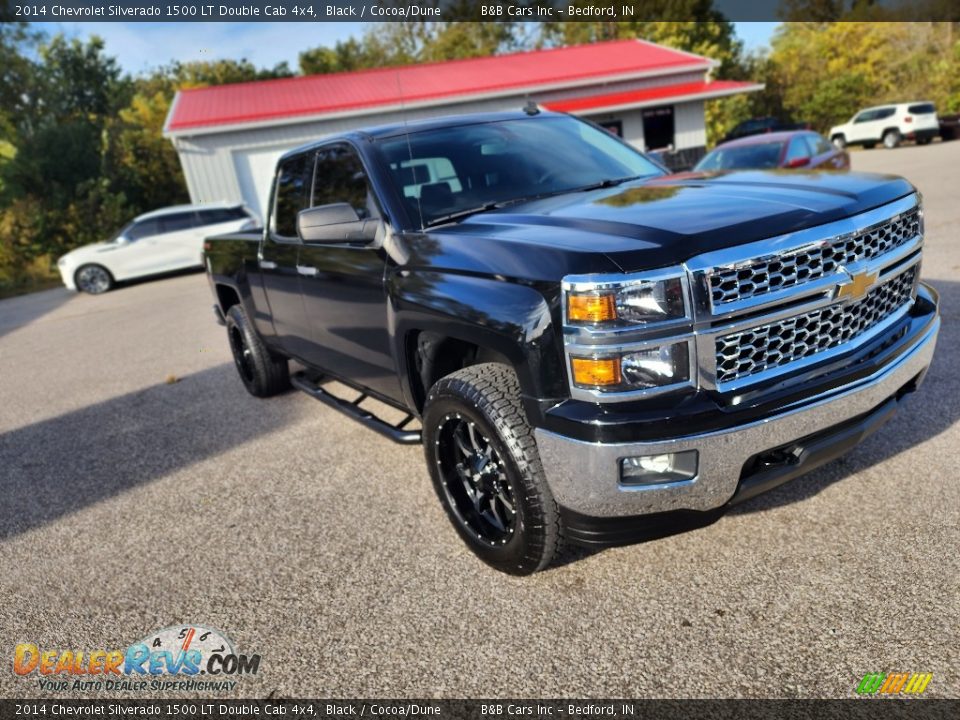 2014 Chevrolet Silverado 1500 LT Double Cab 4x4 Black / Cocoa/Dune Photo #36
