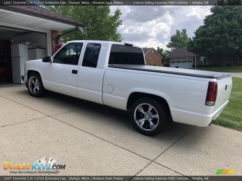 Olympic White 1997 Chevrolet C/K C1500 Extended Cab Photo #10