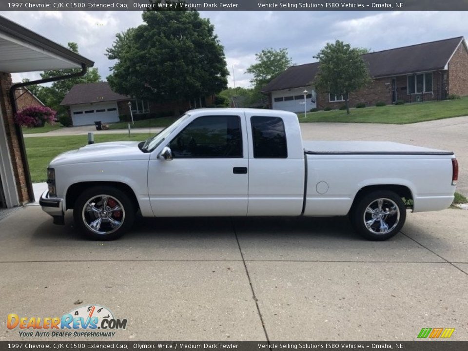 Olympic White 1997 Chevrolet C/K C1500 Extended Cab Photo #11