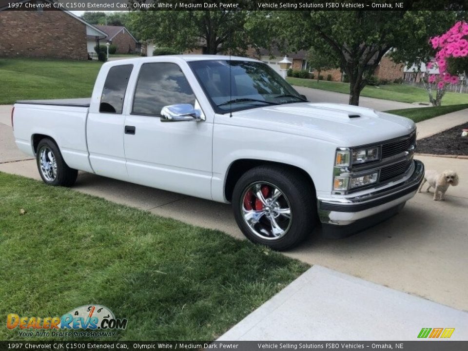 Olympic White 1997 Chevrolet C/K C1500 Extended Cab Photo #12