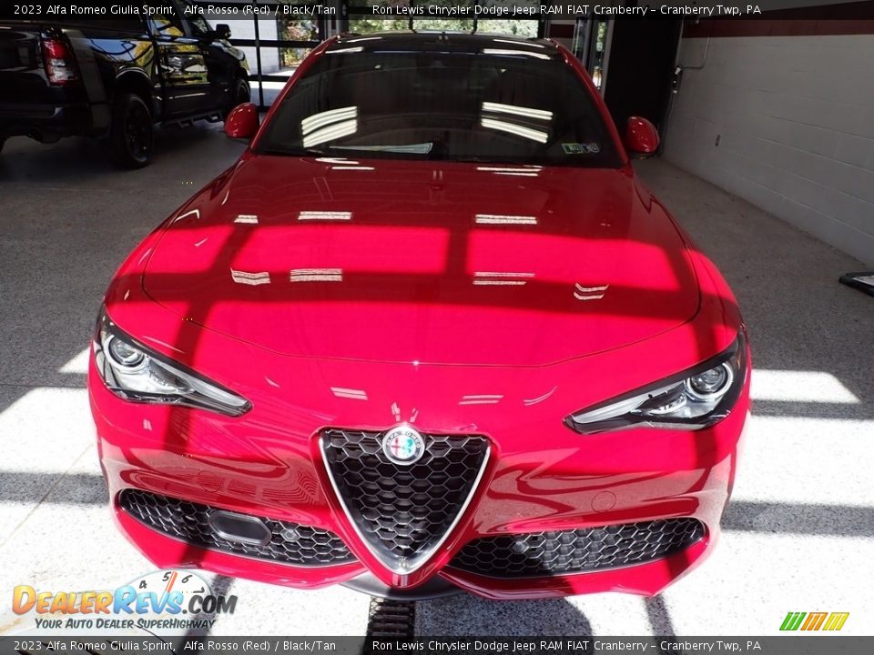 2023 Alfa Romeo Giulia Sprint Alfa Rosso (Red) / Black/Tan Photo #7