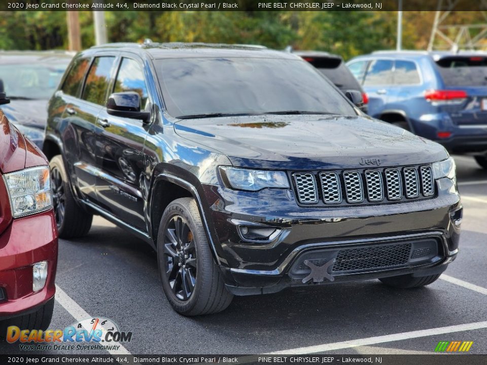 2020 Jeep Grand Cherokee Altitude 4x4 Diamond Black Crystal Pearl / Black Photo #4