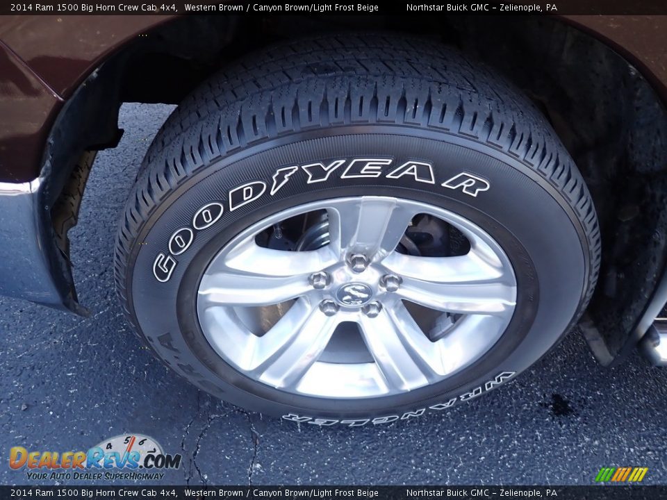 2014 Ram 1500 Big Horn Crew Cab 4x4 Western Brown / Canyon Brown/Light Frost Beige Photo #13