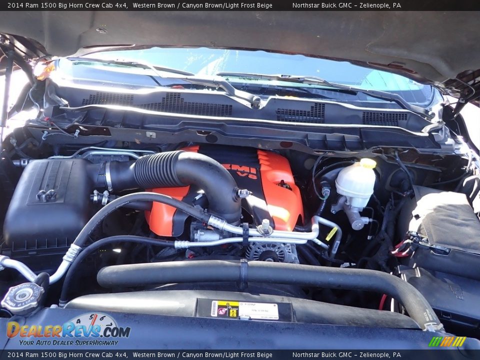 2014 Ram 1500 Big Horn Crew Cab 4x4 Western Brown / Canyon Brown/Light Frost Beige Photo #14