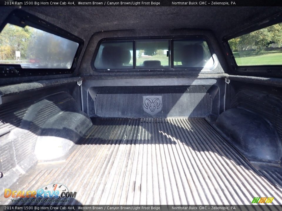 2014 Ram 1500 Big Horn Crew Cab 4x4 Western Brown / Canyon Brown/Light Frost Beige Photo #17