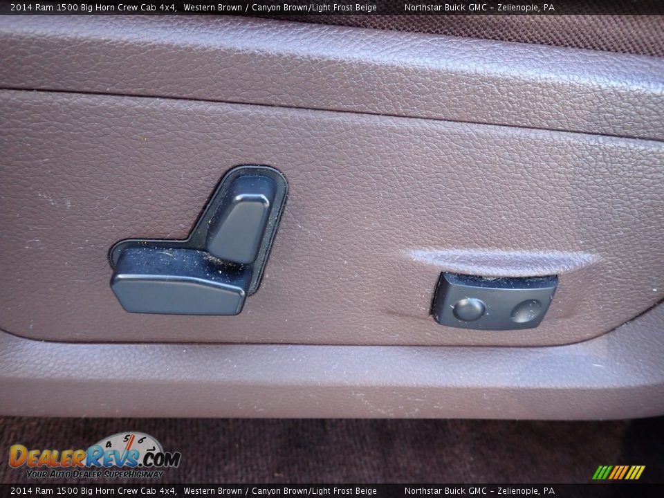 2014 Ram 1500 Big Horn Crew Cab 4x4 Western Brown / Canyon Brown/Light Frost Beige Photo #21