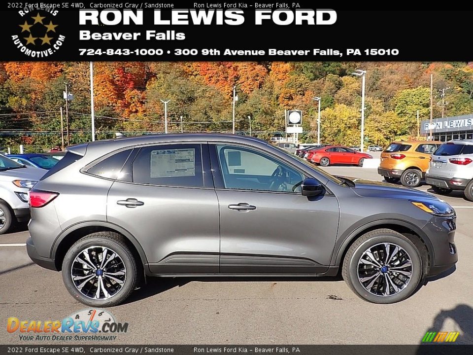 2022 Ford Escape SE 4WD Carbonized Gray / Sandstone Photo #1