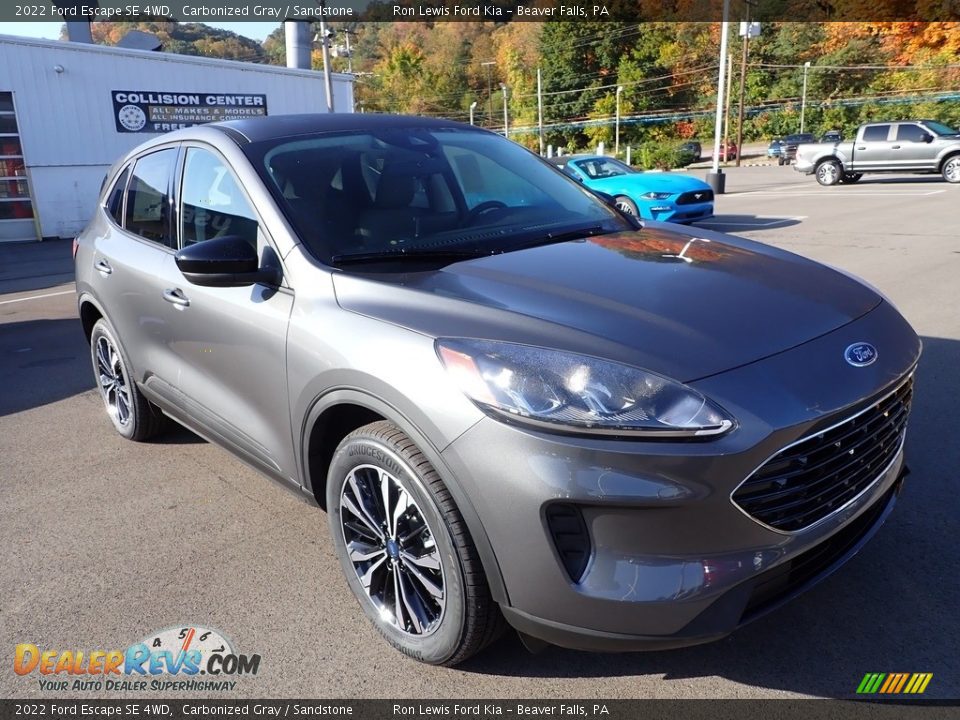 2022 Ford Escape SE 4WD Carbonized Gray / Sandstone Photo #2