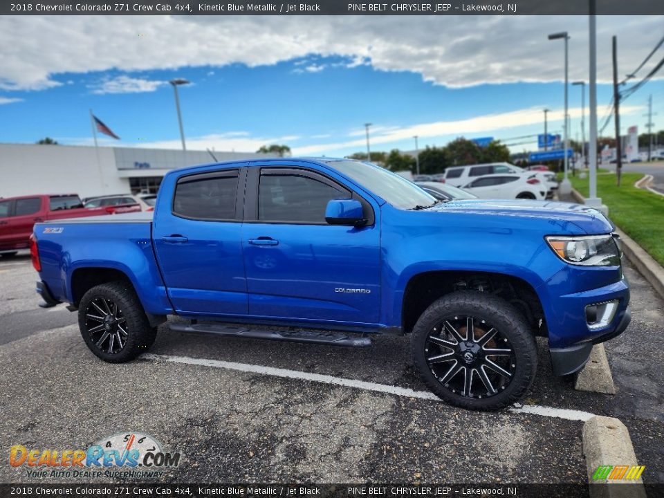 2018 Chevrolet Colorado Z71 Crew Cab 4x4 Kinetic Blue Metallic / Jet Black Photo #5