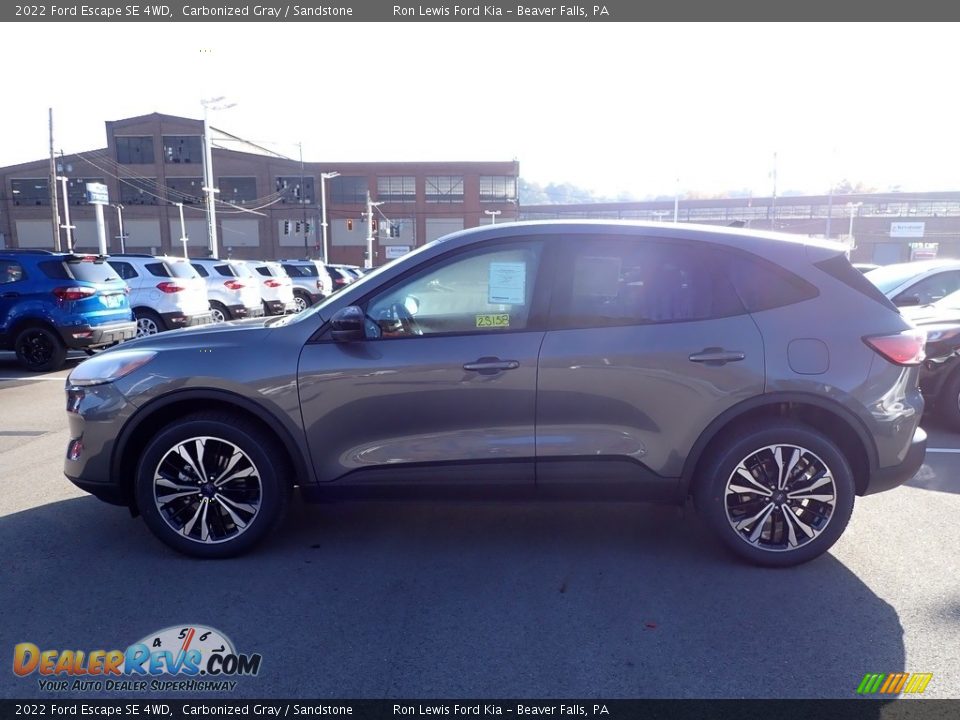 2022 Ford Escape SE 4WD Carbonized Gray / Sandstone Photo #5