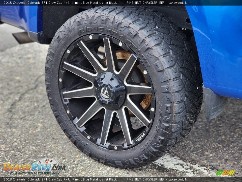 2018 Chevrolet Colorado Z71 Crew Cab 4x4 Kinetic Blue Metallic / Jet Black Photo #6