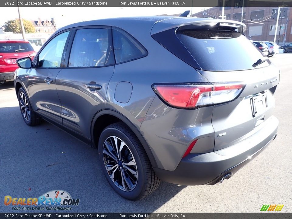2022 Ford Escape SE 4WD Carbonized Gray / Sandstone Photo #6