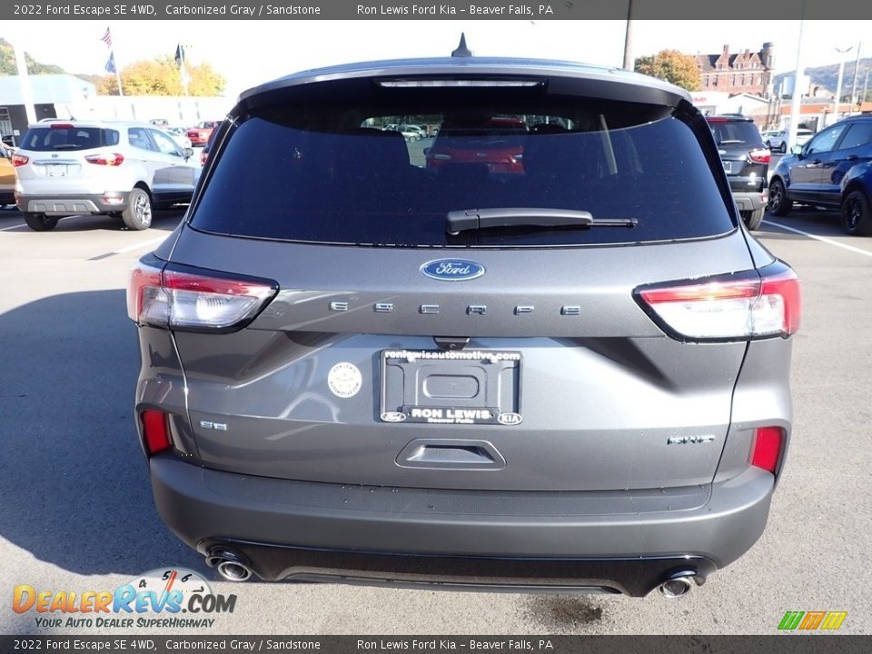 2022 Ford Escape SE 4WD Carbonized Gray / Sandstone Photo #7