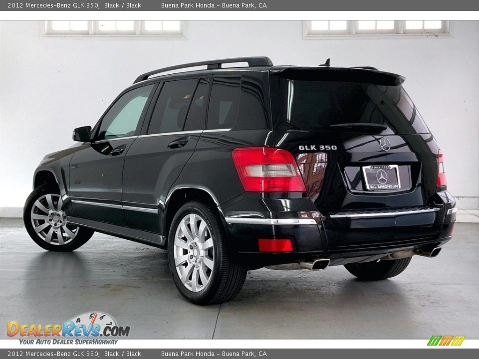 2012 Mercedes-Benz GLK 350 Black / Black Photo #10