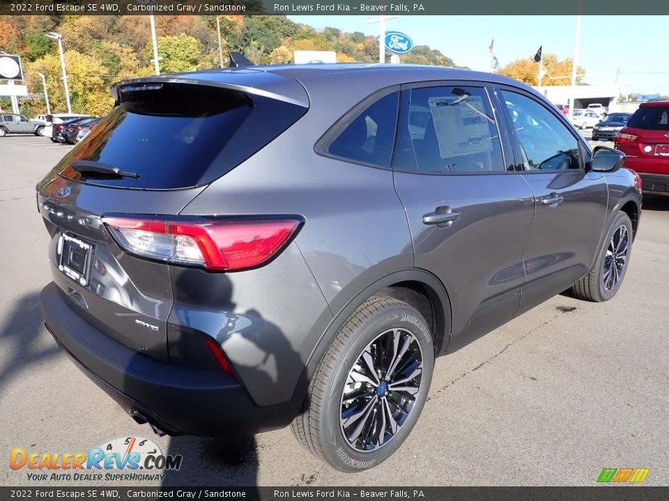 2022 Ford Escape SE 4WD Carbonized Gray / Sandstone Photo #8