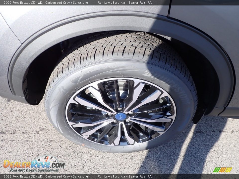 2022 Ford Escape SE 4WD Carbonized Gray / Sandstone Photo #9