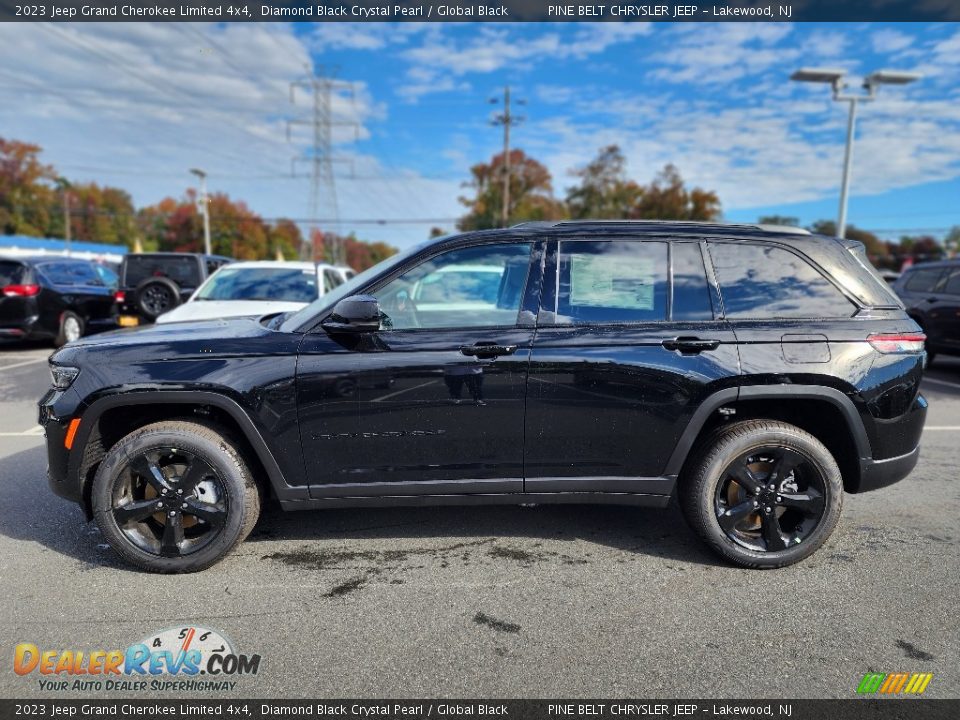 Diamond Black Crystal Pearl 2023 Jeep Grand Cherokee Limited 4x4 Photo #3