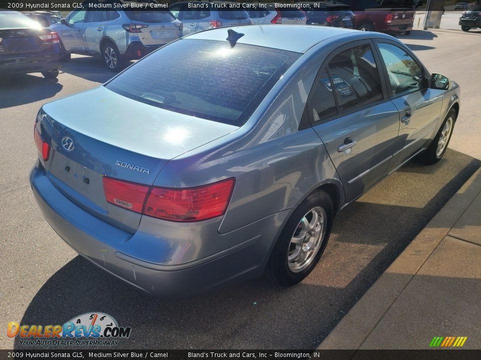 2009 Hyundai Sonata GLS Medium Silver Blue / Camel Photo #29