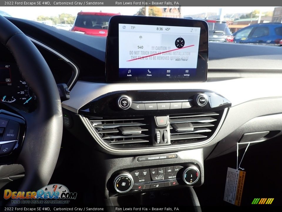 2022 Ford Escape SE 4WD Carbonized Gray / Sandstone Photo #17