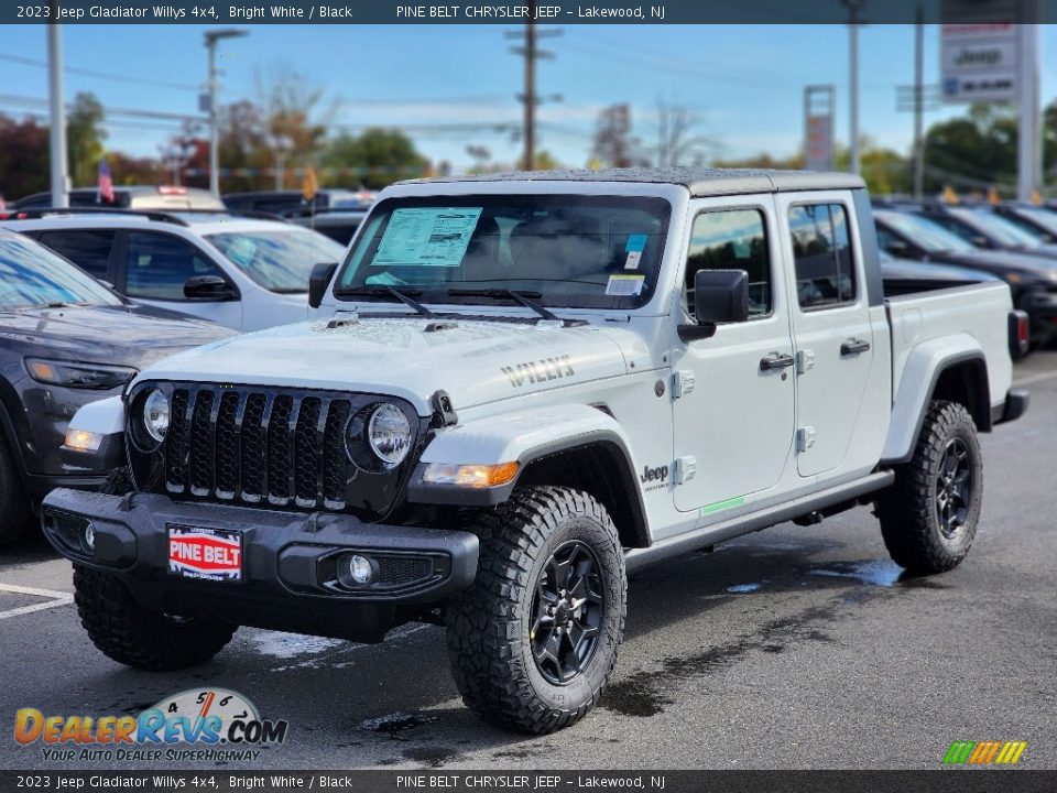 2023 Jeep Gladiator Willys 4x4 Bright White / Black Photo #1