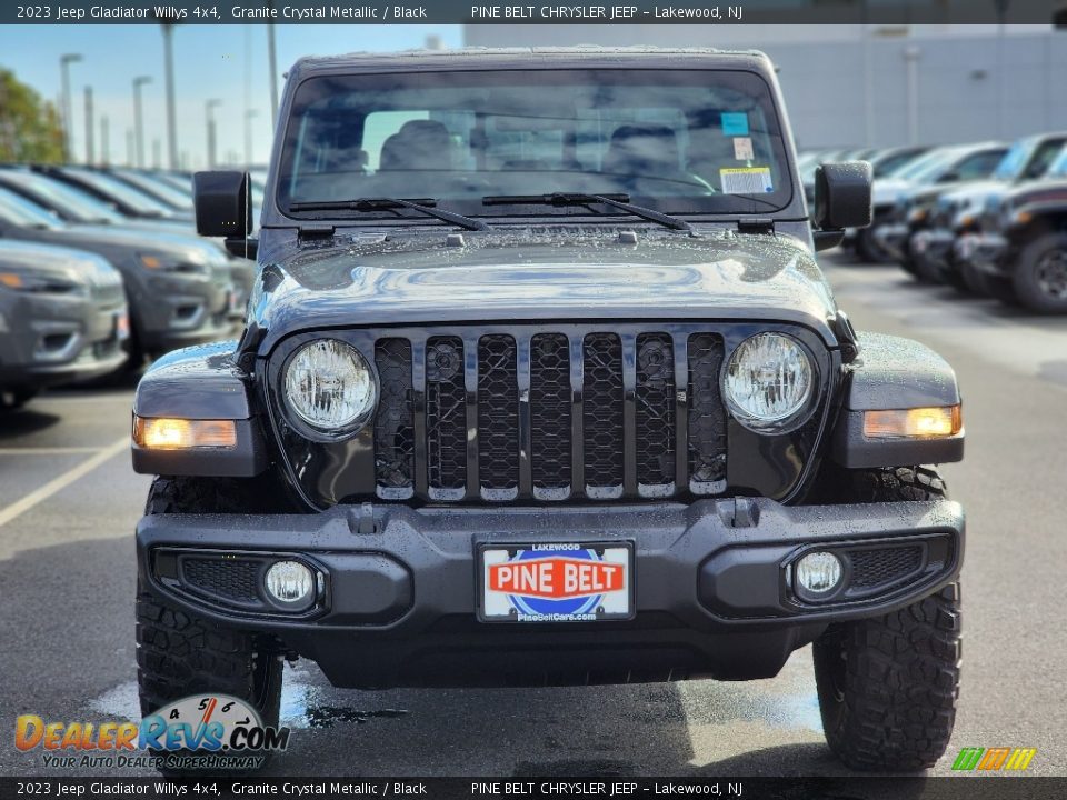 2023 Jeep Gladiator Willys 4x4 Granite Crystal Metallic / Black Photo #2