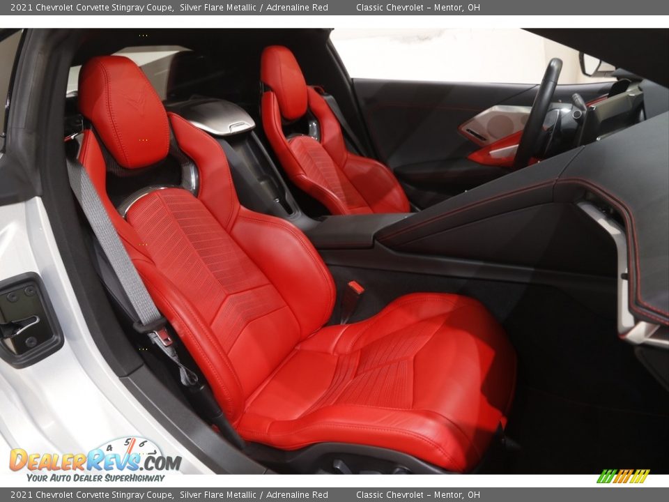 Adrenaline Red Interior - 2021 Chevrolet Corvette Stingray Coupe Photo #20