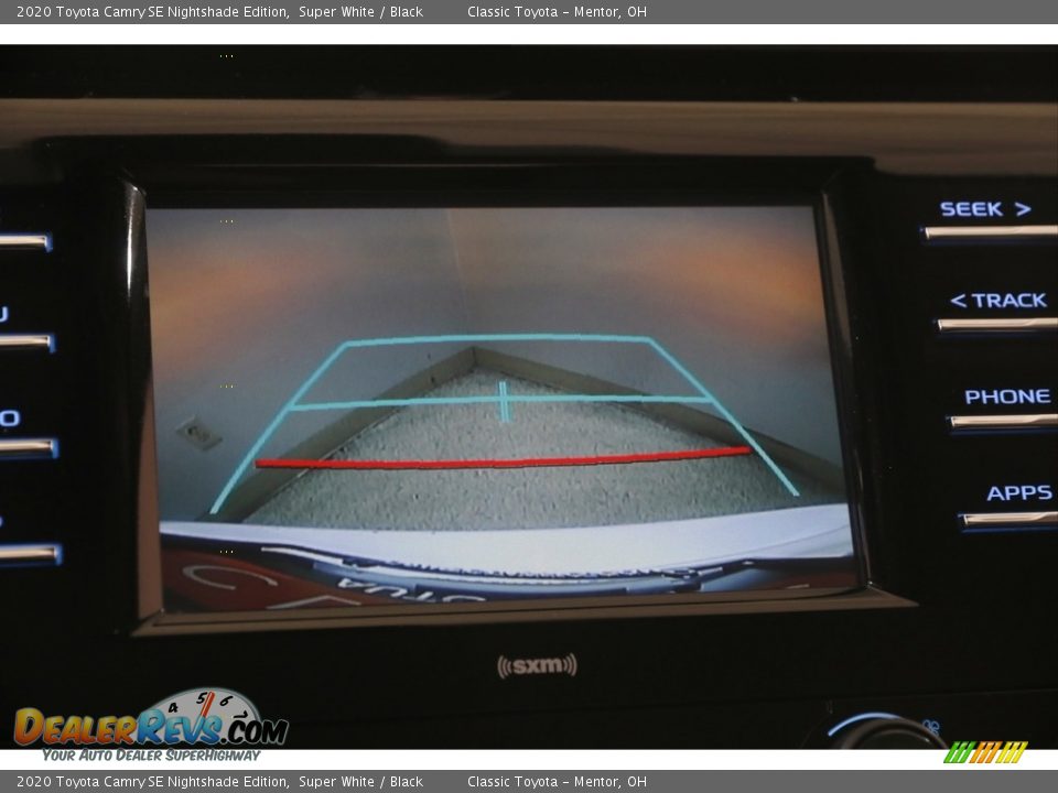 2020 Toyota Camry SE Nightshade Edition Super White / Black Photo #11