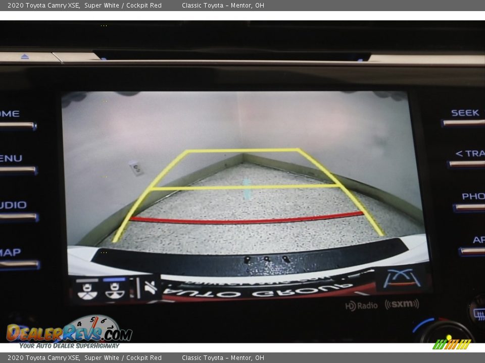 2020 Toyota Camry XSE Super White / Cockpit Red Photo #11