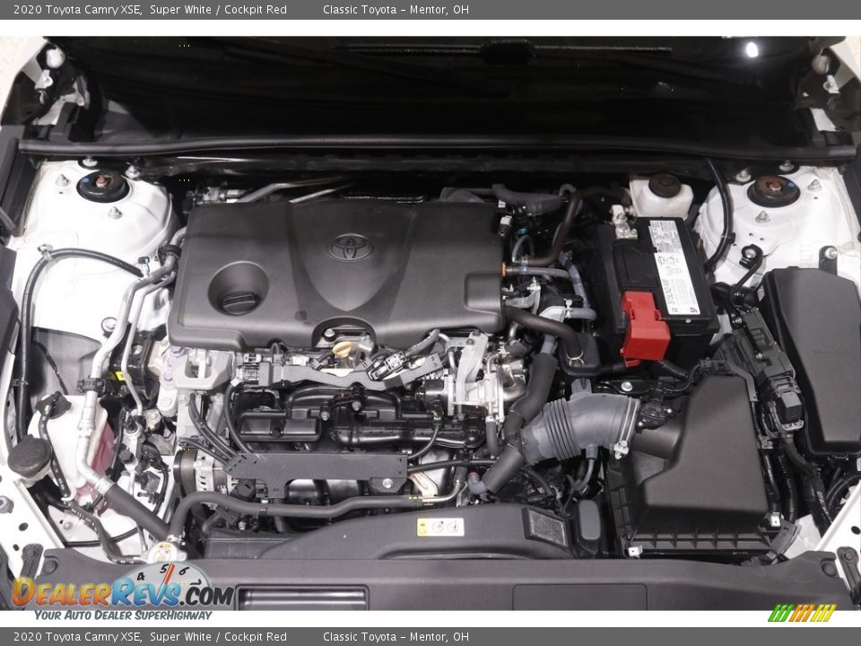 2020 Toyota Camry XSE Super White / Cockpit Red Photo #19