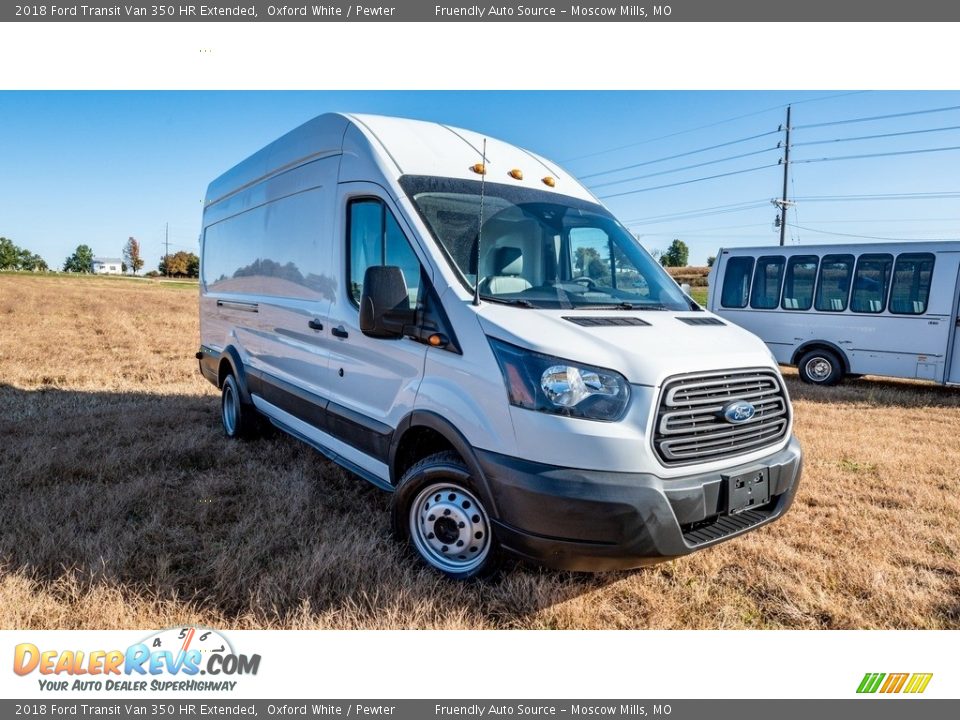 Front 3/4 View of 2018 Ford Transit Van 350 HR Extended Photo #1