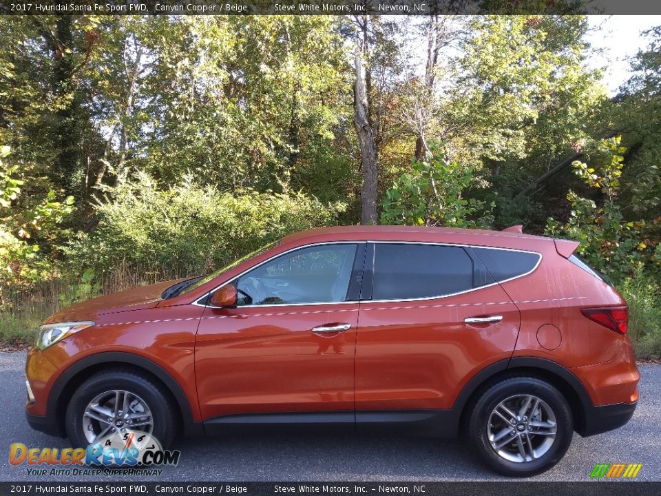 2017 Hyundai Santa Fe Sport FWD Canyon Copper / Beige Photo #1