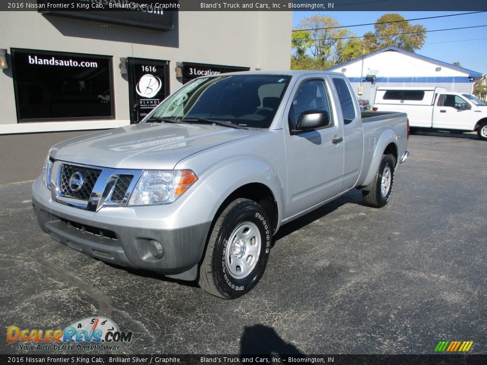 2016 Nissan Frontier S King Cab Brilliant Silver / Graphite Photo #2