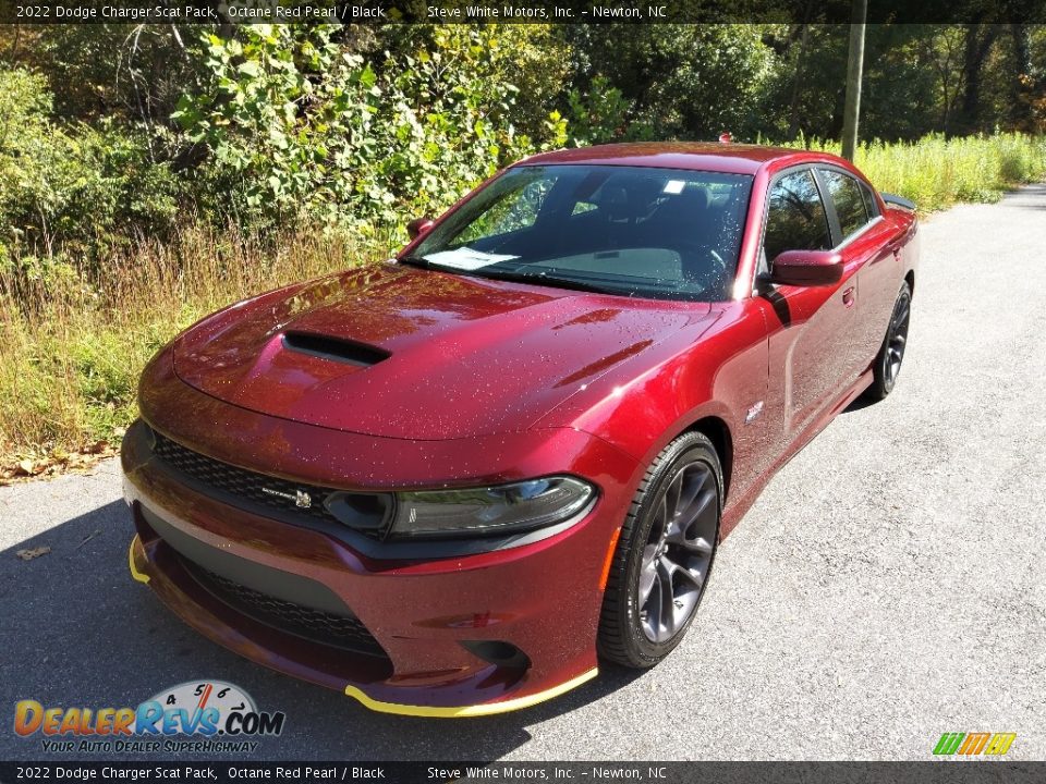 2022 Dodge Charger Scat Pack Octane Red Pearl / Black Photo #2
