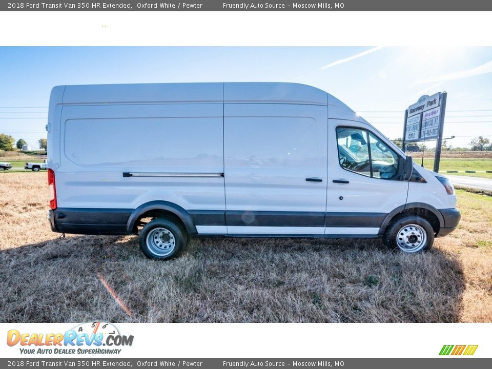 Oxford White 2018 Ford Transit Van 350 HR Extended Photo #3