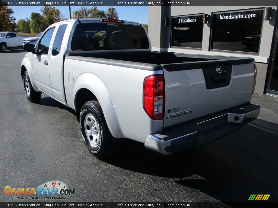 2016 Nissan Frontier S King Cab Brilliant Silver / Graphite Photo #3