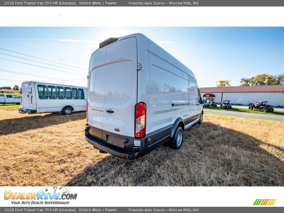 2018 Ford Transit Van 350 HR Extended Oxford White / Pewter Photo #4