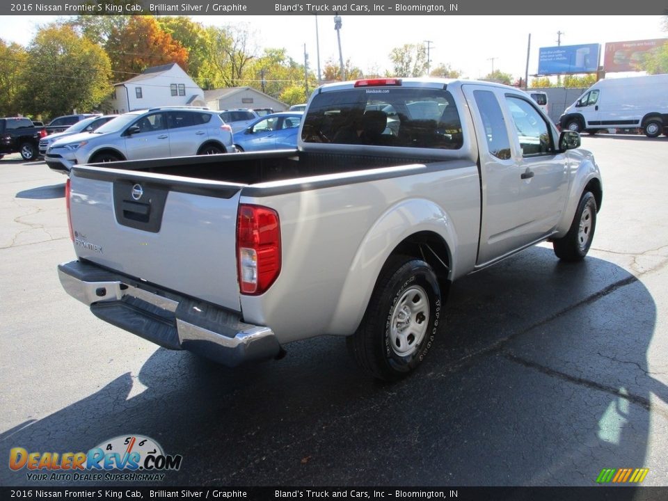 2016 Nissan Frontier S King Cab Brilliant Silver / Graphite Photo #4