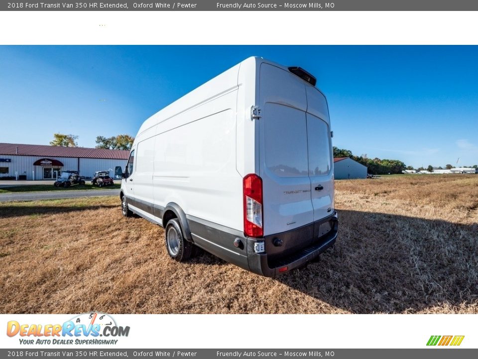 2018 Ford Transit Van 350 HR Extended Oxford White / Pewter Photo #6