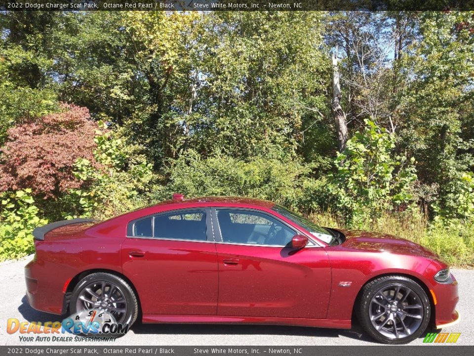 2022 Dodge Charger Scat Pack Octane Red Pearl / Black Photo #5