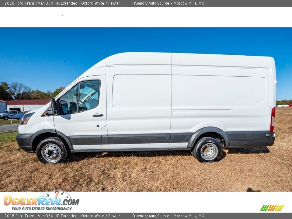 Oxford White 2018 Ford Transit Van 350 HR Extended Photo #7