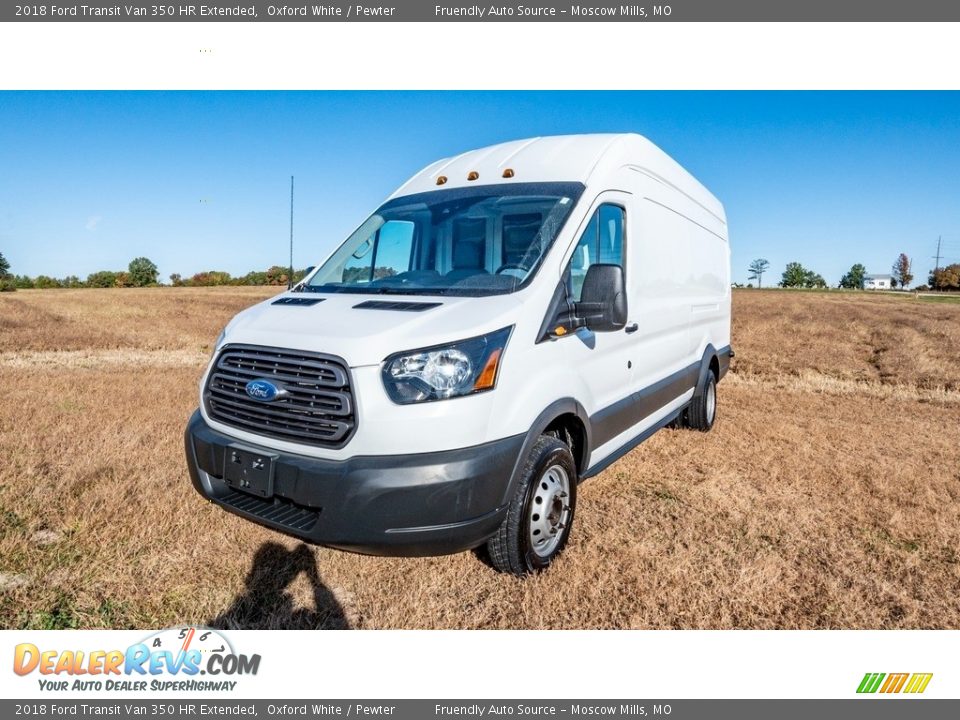 Oxford White 2018 Ford Transit Van 350 HR Extended Photo #8