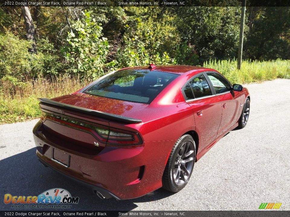 2022 Dodge Charger Scat Pack Octane Red Pearl / Black Photo #6