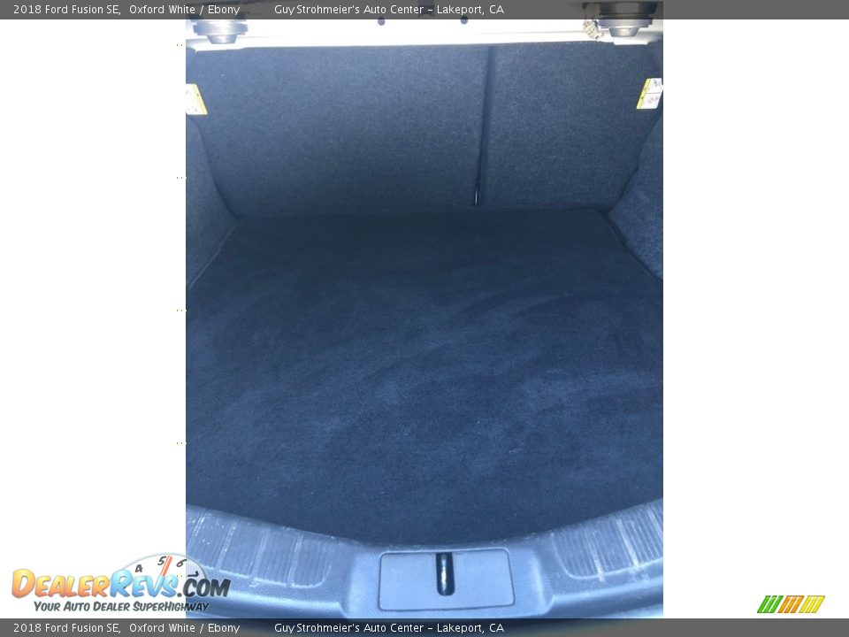 2018 Ford Fusion SE Oxford White / Ebony Photo #14
