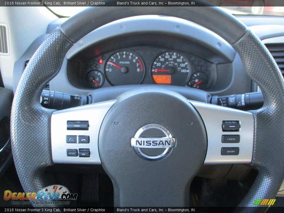 2016 Nissan Frontier S King Cab Steering Wheel Photo #10